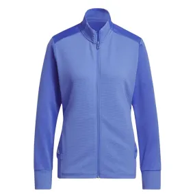 adidas - Women's Textured Full Zip Golf Jacket (HR2985) Recycled Material Blend