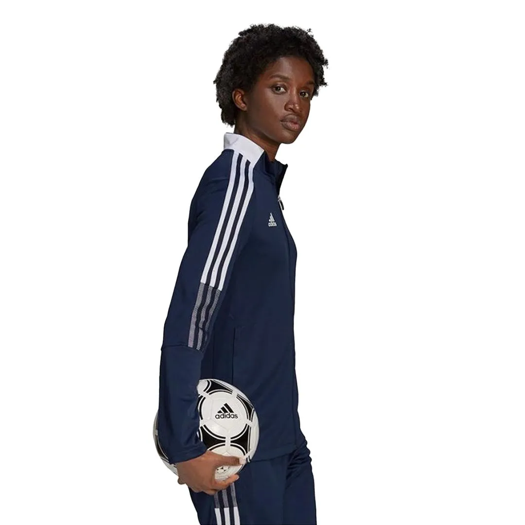 adidas - Women's Tiro 21 Training Jacket (GK9663) Vegan Fabric Comfortable Feel