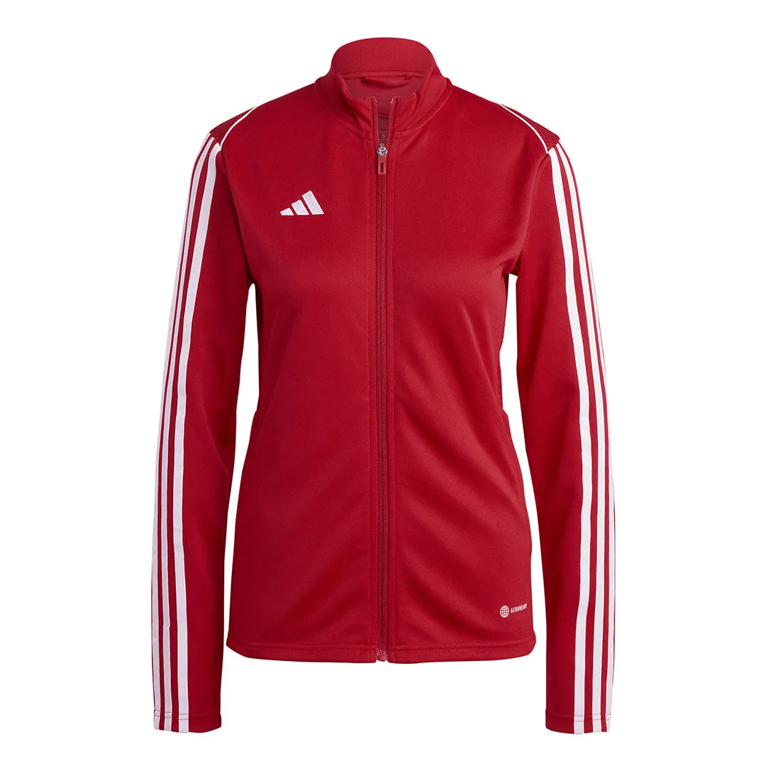 adidas - Women's Tiro 23 League Training Jacket (HS3512) Low Maintenance Fabric Convertible Features