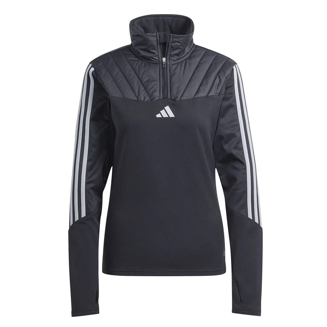 adidas - Women's Tiro 23 Winterized 1/4 Zip Top (IA5371) Double layer fabric Elastic Cuff Adjustment