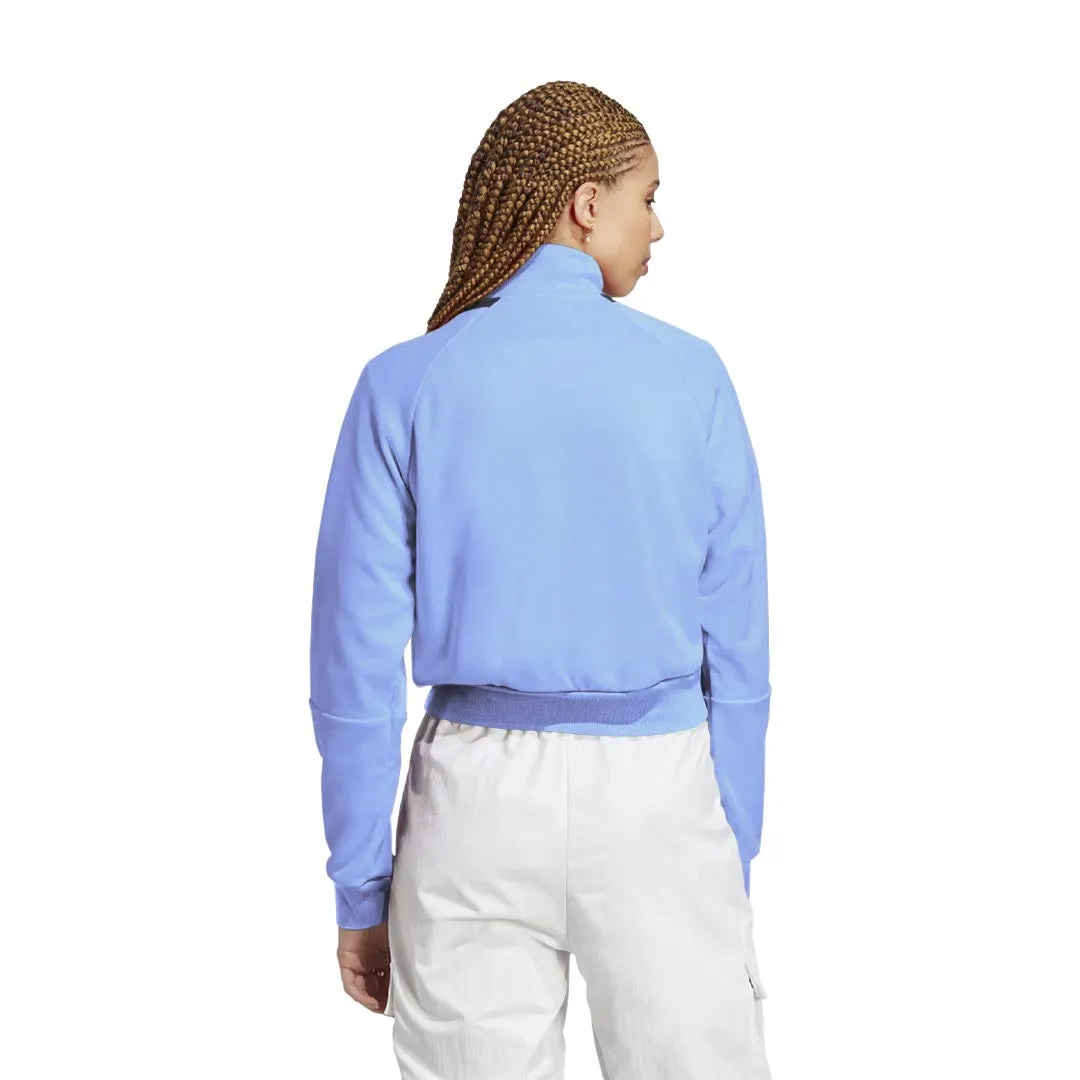 adidas - Women's Tiro Suit Up Lifestyle Track Jacket (IC6652) Noise Free Movement Convertible Features