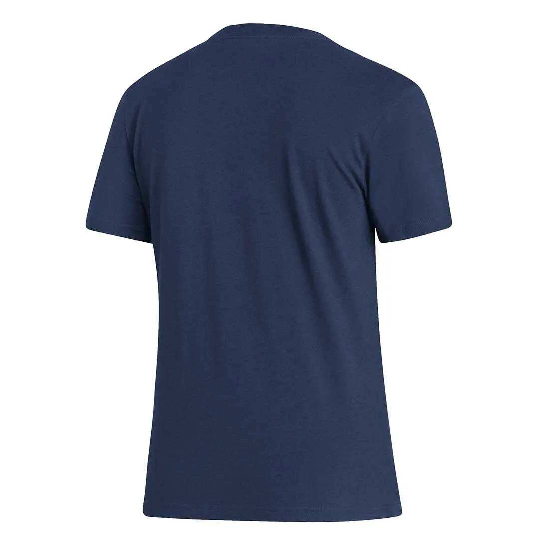 adidas - Women's Toronto Maple Leafs Short Sleeve T-Shirt (IA4620) Vegan Leather Accents