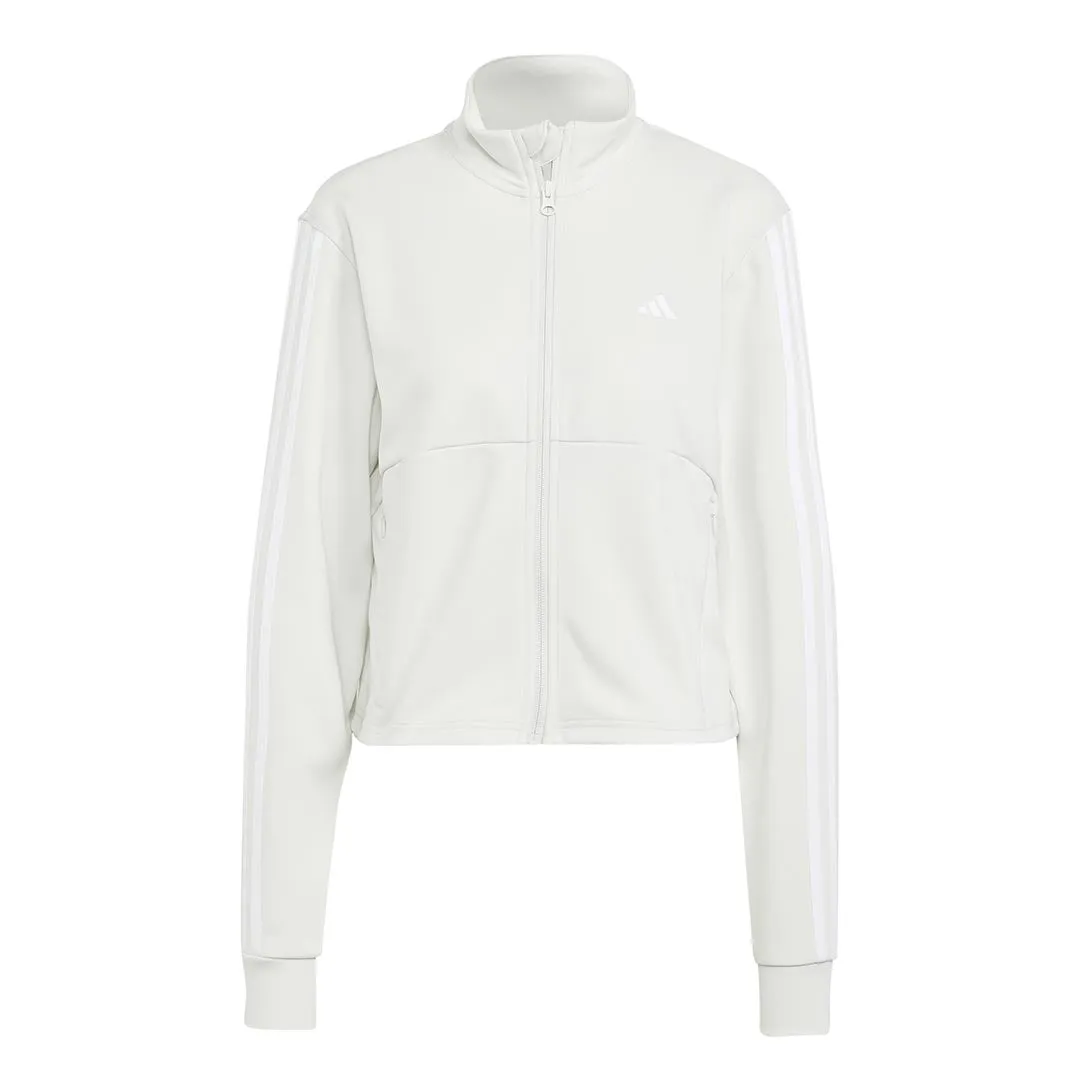 Soft Interior Brushing adidas - Women's Train Essentials 3-Stripes Track Jacket (HZ5616)