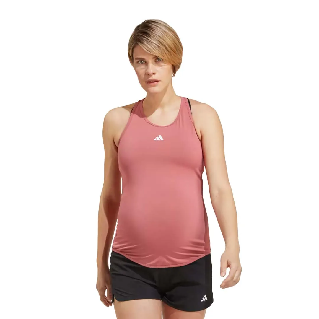 Full Zip Closure adidas - Women's Train Essentials Slim-Fit Tank Top (Maternity) (IB8544)