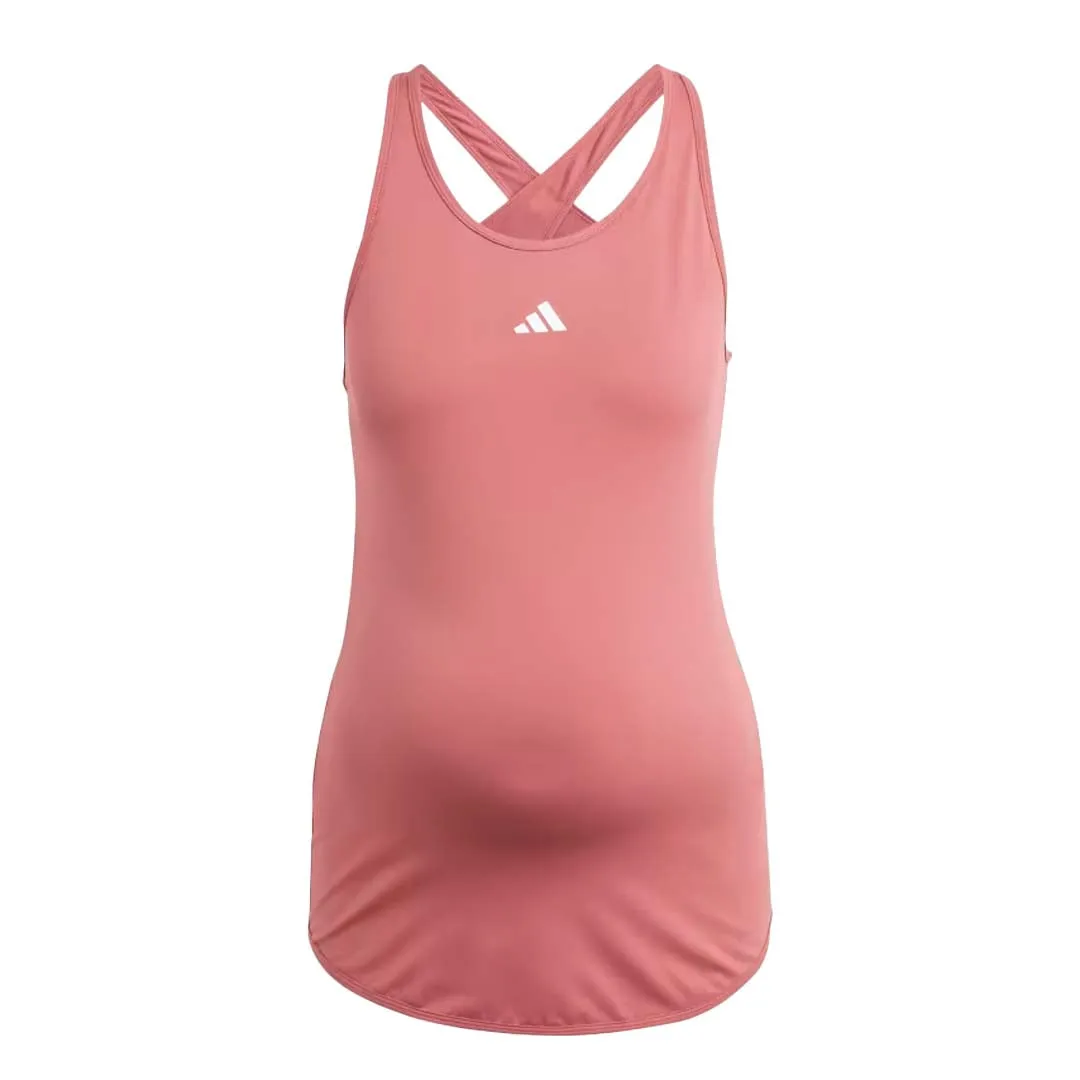 adidas - Women's Train Essentials Slim-Fit Tank Top (Maternity) (IB8544) Auxiliary Attachment Points