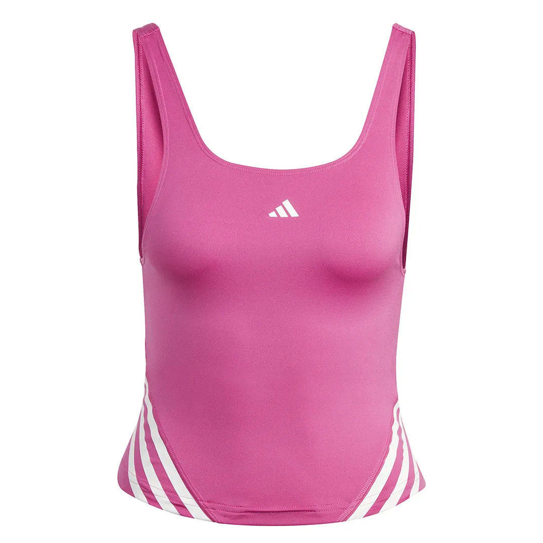 adidas - Women's Train Icons 3-Stripes Tank Top (HS2385) Weatherproof Seams