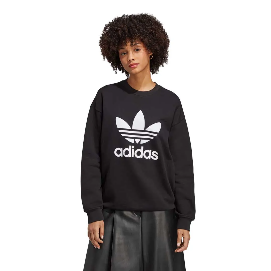 adidas - Women's Trefoil Crew Sweatshirt (FM3272) Chill Day Layer SoftshellTexture