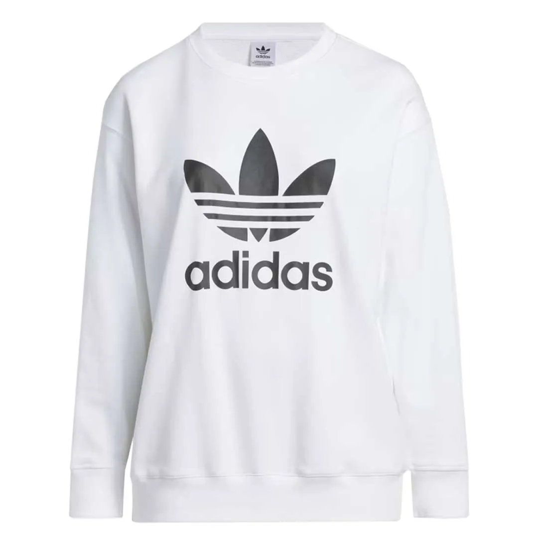 City Wear adidas - Women's Trefoil Crew Sweatshirt (Plus Size) (IL7037)