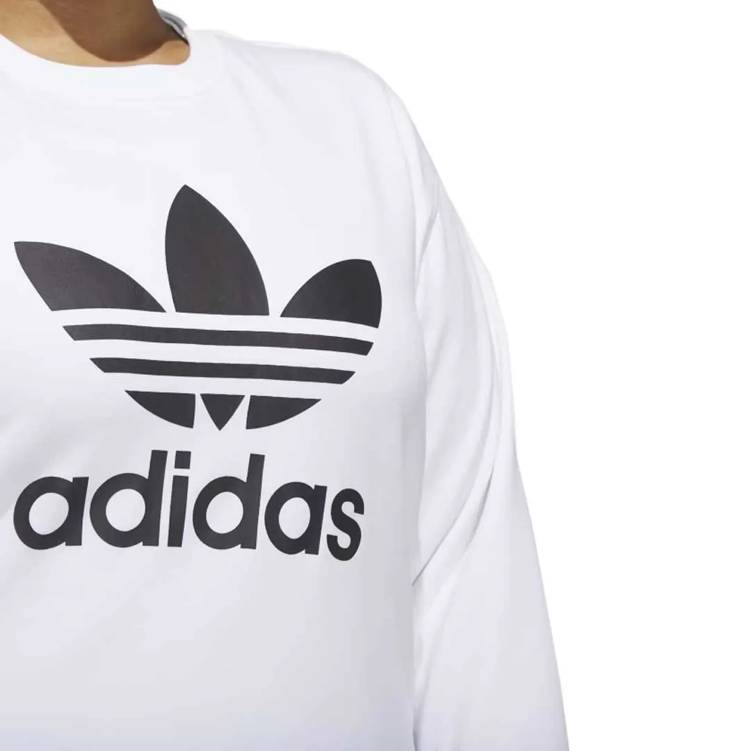 adidas - Women's Trefoil Crew Sweatshirt (Plus Size) (IL7037) Cozy Design Functional Layer Piece