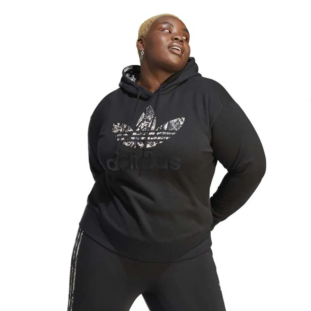 adidas - Women's Trefoil Logo Hoodie (Plus Size) (IC1551) Sustainable Packaging