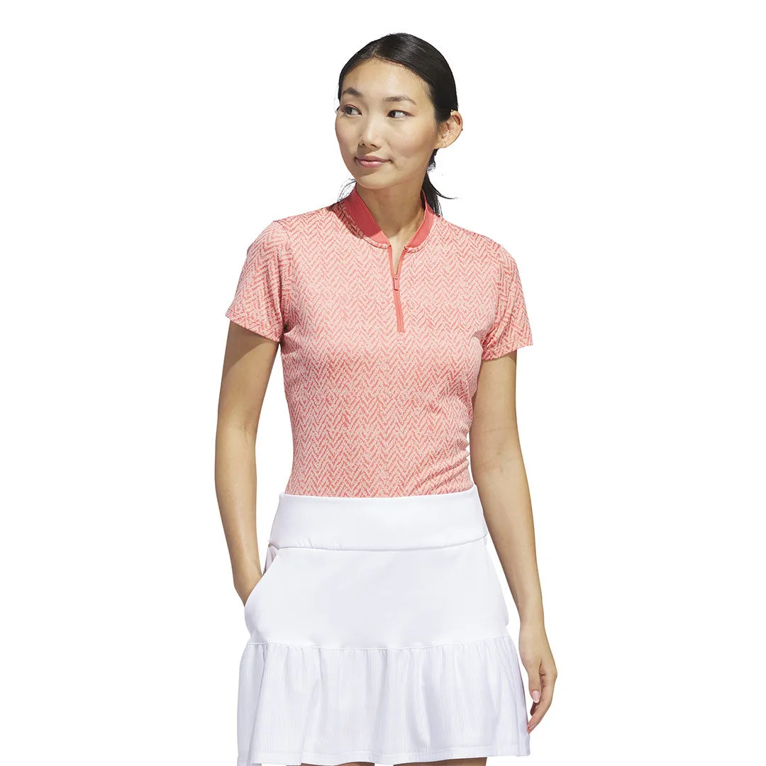adidas - Women's Ultimate365 Jacquard Polo (IP4241) Wool blend