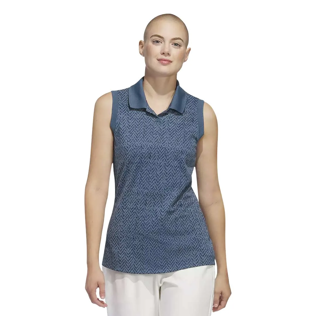 AbrasionResistantSurface adidas - Women's Ultimate365 Jacquard Sleeveless Polo (IV9272)