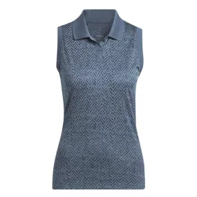 Anti Static Interior adidas - Women's Ultimate365 Jacquard Sleeveless Polo (IV9272)