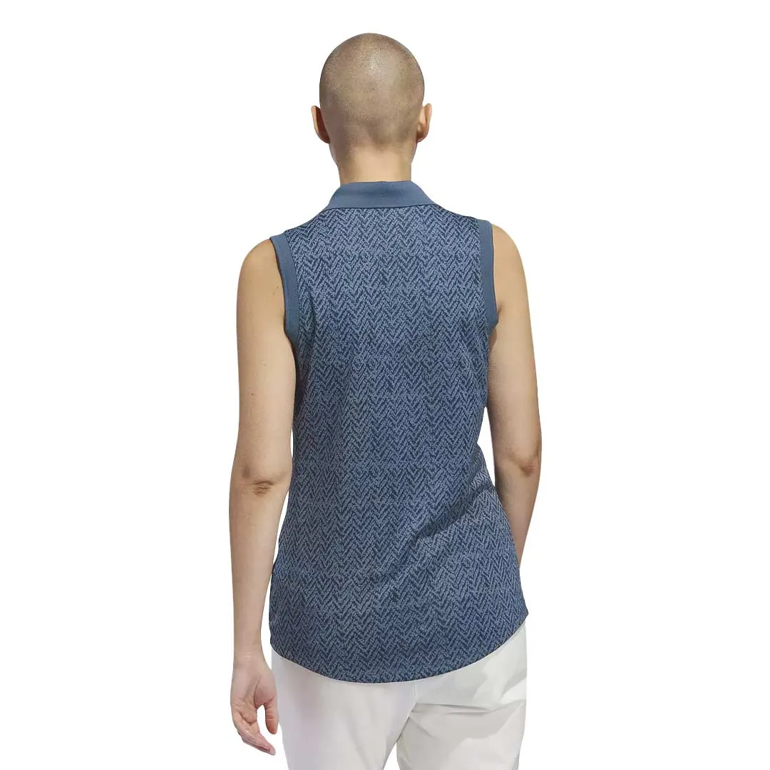 Thermal Lined All Purpose Outerwear adidas - Women's Ultimate365 Jacquard Sleeveless Polo (IV9272)