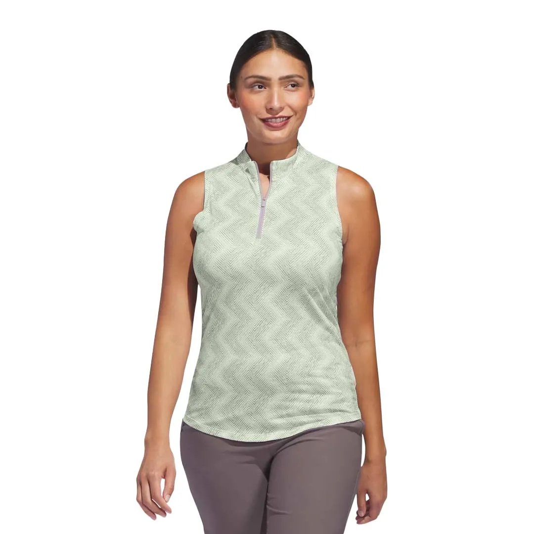 Rugged Daily Style Quick Wear Fit adidas - Women's Ultimate365 Ottoman Printed Sleeveless Polo (IP8689)
