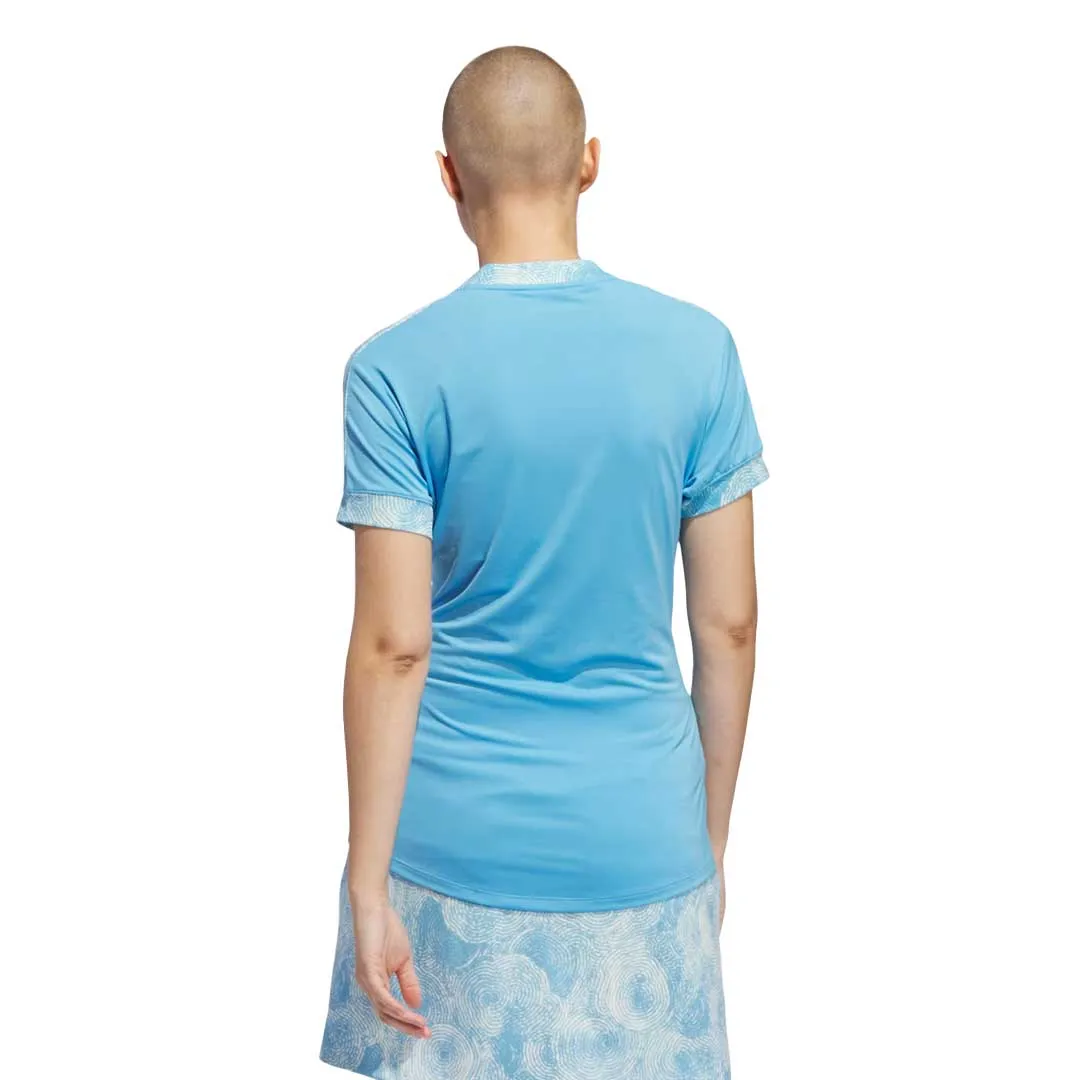 adidas - Women's Ultimate365 Printed Polo (IP4227) Abrasion Proof Edging