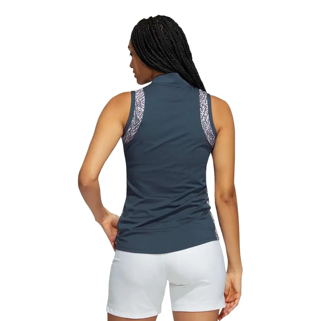 adidas - Women's Ultimate365 Sleeveless Polo (HS8900) HiddenPockets Matte Surface Texture