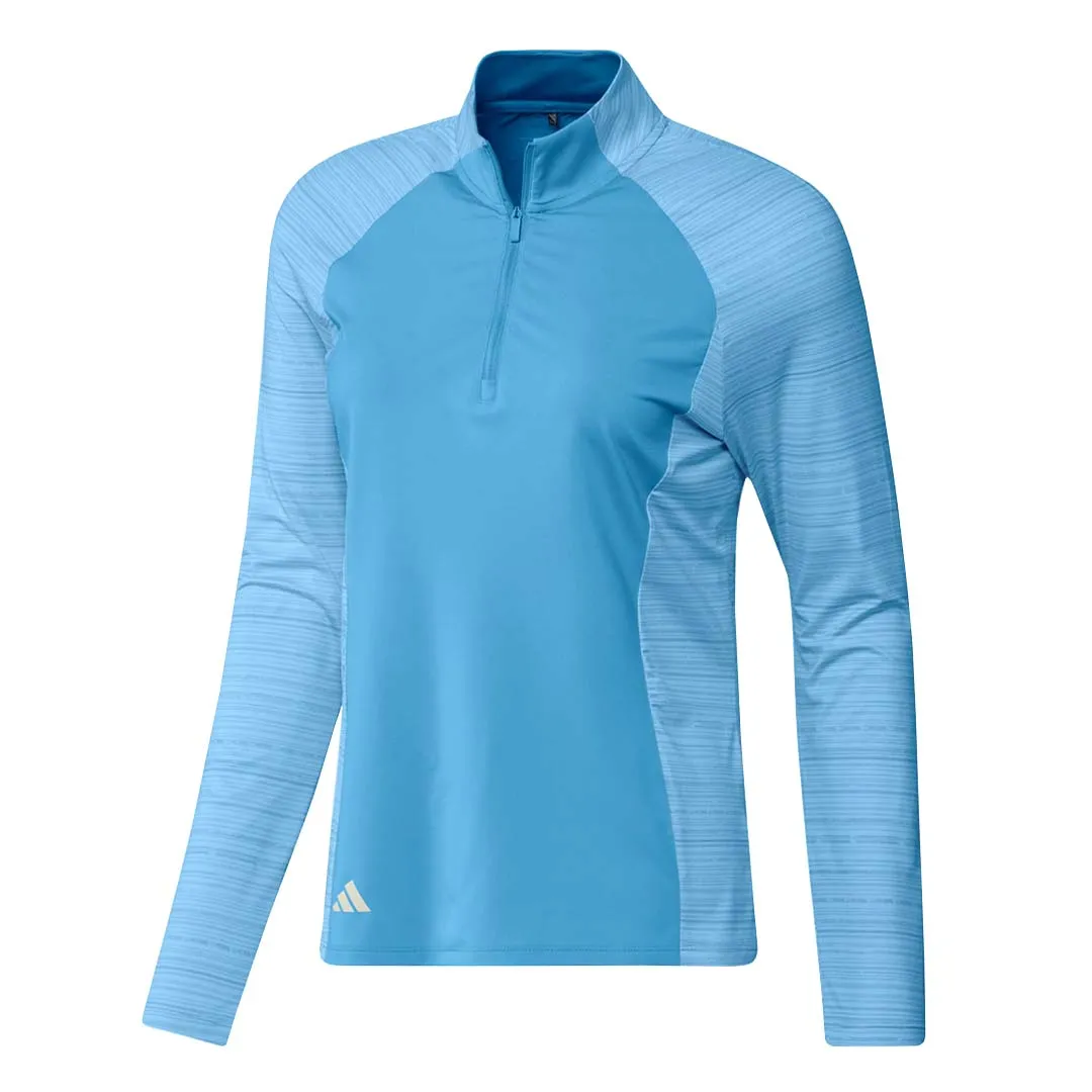 adidas - Women's Ultimate365 Solid 1/4 Zip Long Sleeve Top (IT9794) Soft Fleece Lining