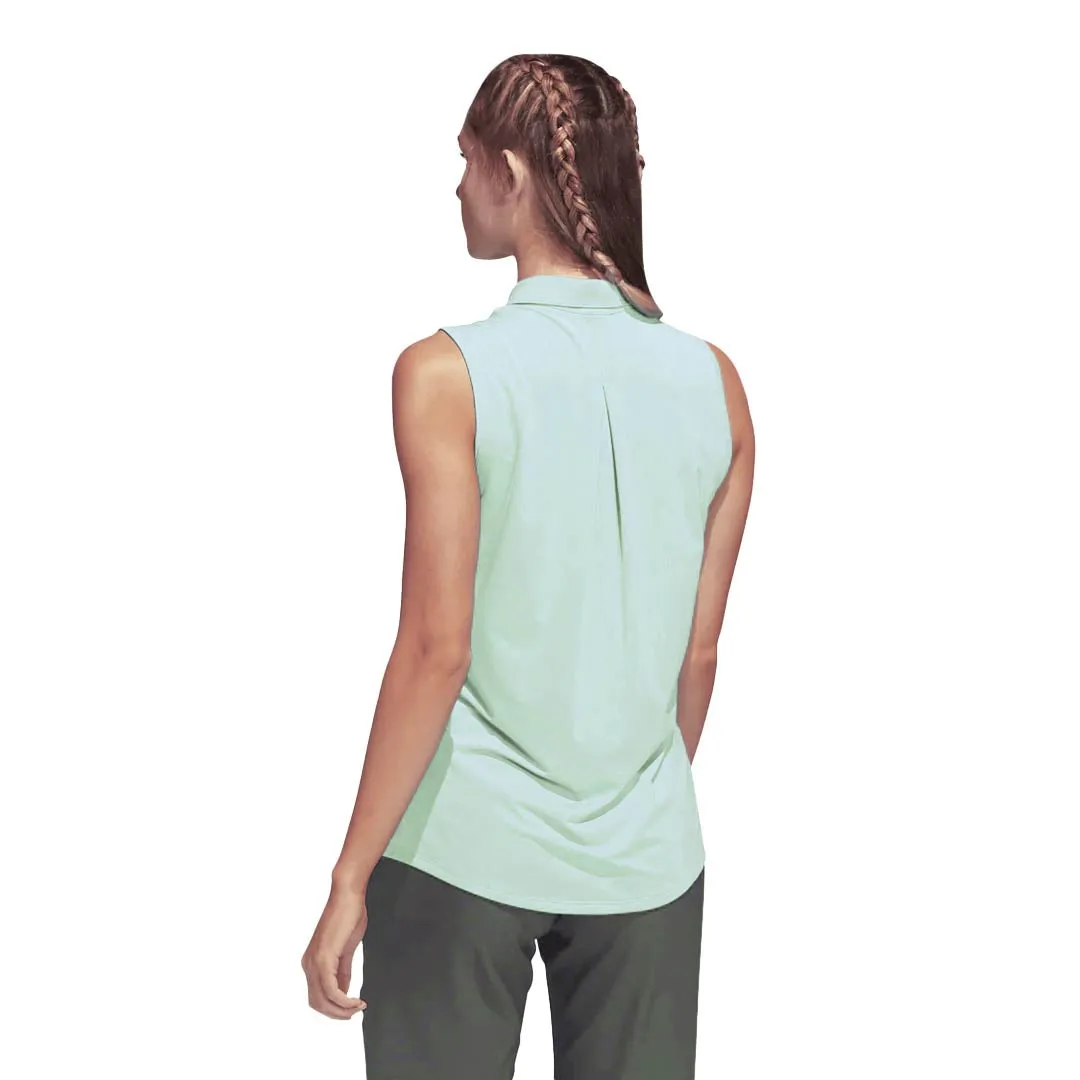 Green Material adidas - Women's Ultimate365 Solid Sleeveless Polo (IA3507)