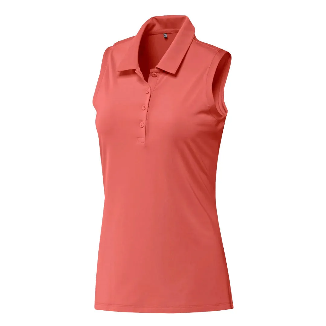 Relaxed City Style Bomber Cut adidas - Women's Ultimate365 Solid Sleeveless Polo (IP4219)
