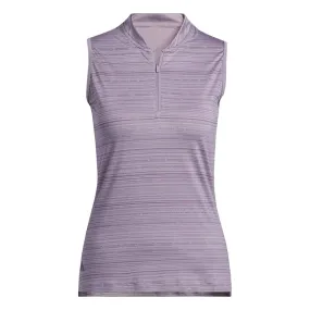 Compression Fit Design adidas - Women's Ultimate365 Stripe Sleeveless Polo (IV9270)
