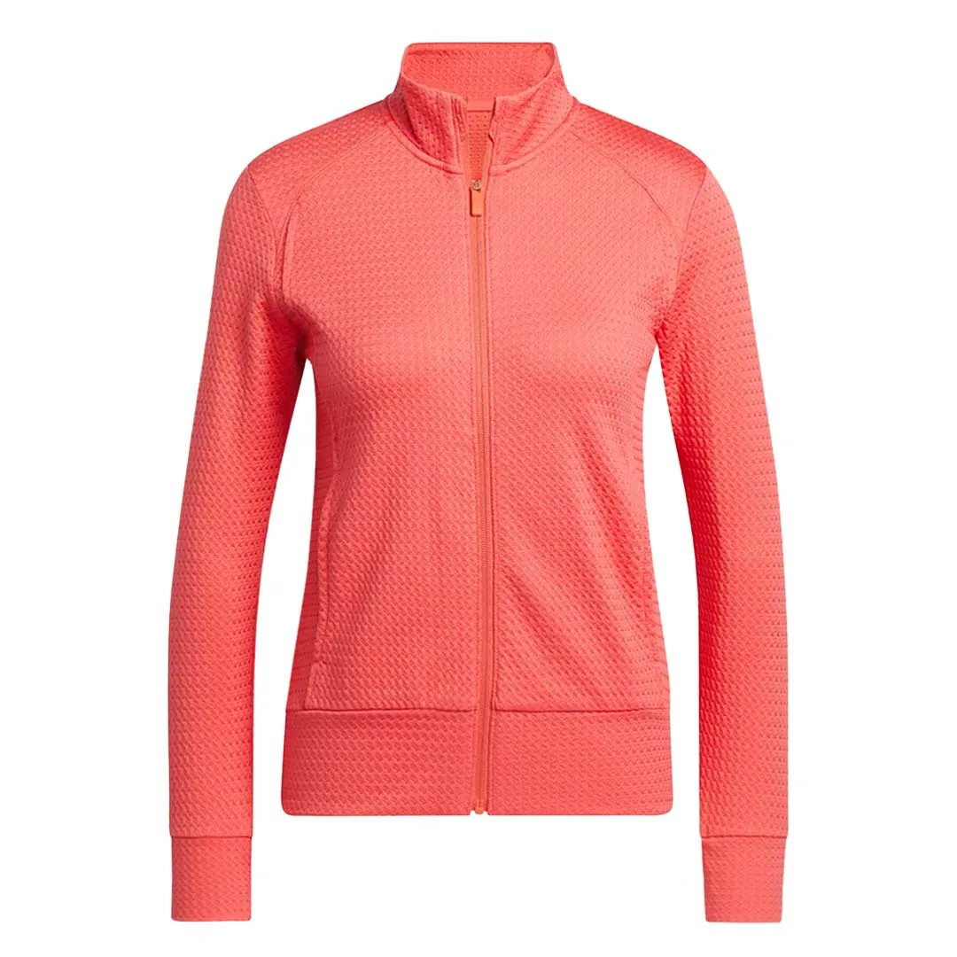 adidas - Women's Ultimate365 Textured Jacket (IP4263) On The Go Layer Enhanced Edge Binding