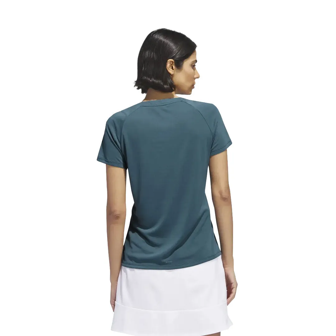 No Wrinkle adidas - Women's Ultimate365 Tour HEAT.RDY V-Neck T-Shirt (IB2071)