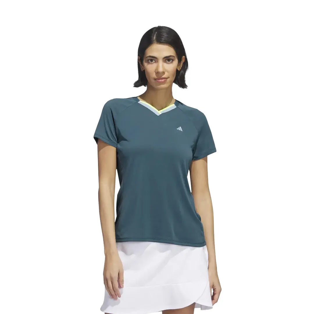 Very Cold adidas - Women's Ultimate365 Tour HEAT.RDY V-Neck T-Shirt (IB2071)