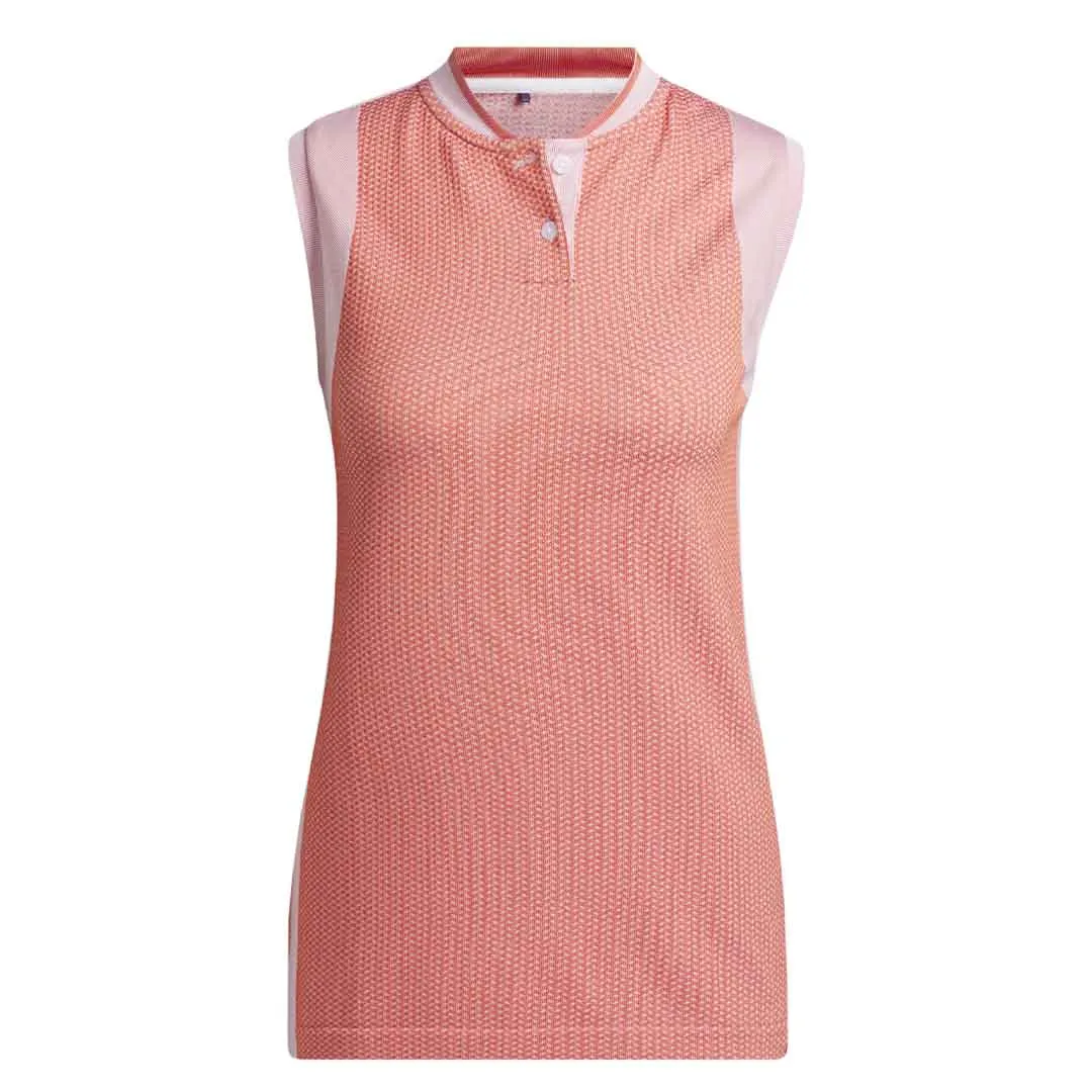 Casual Feel Snow Ready Outfit adidas - Women's Ultimate365 Tour Sleeveless Primeknit Golf Polo (HS8948)