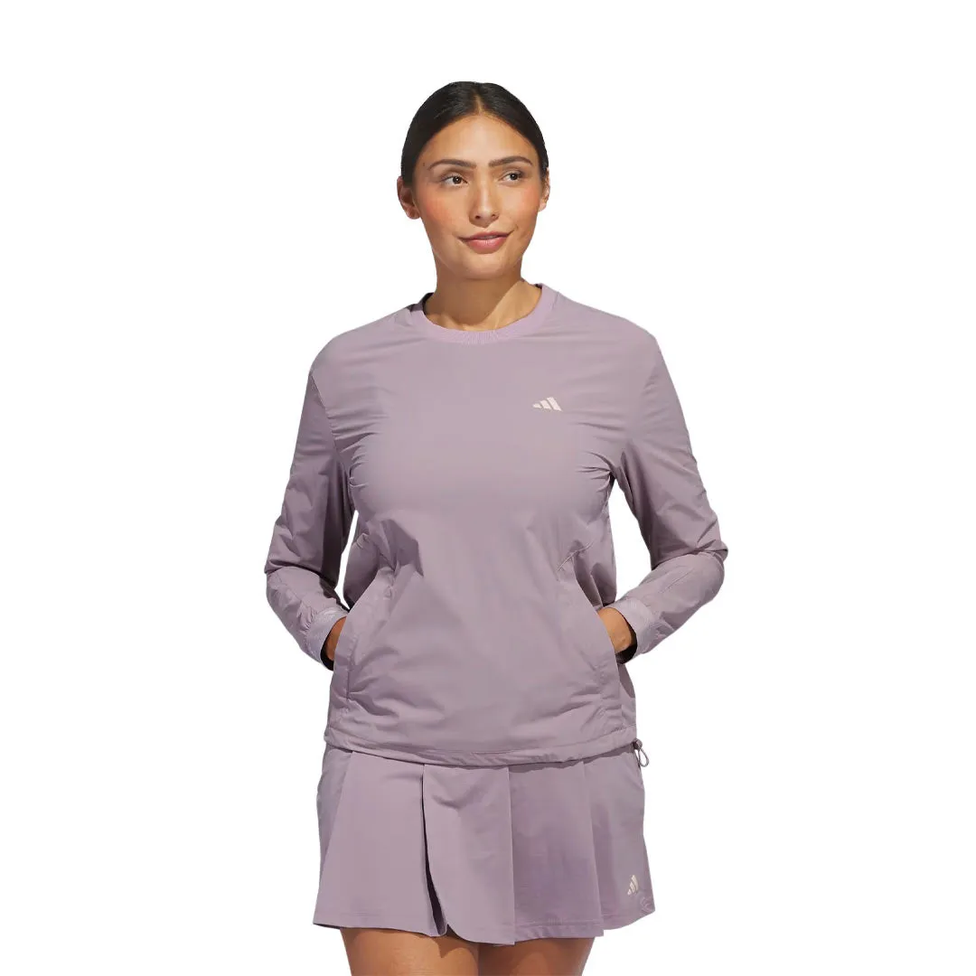 Waterproof Stitch Details Cold Ready Look adidas - Women's Ultimate365 Tour WIND.RDY Pullover Sweatshirt (IP8658)