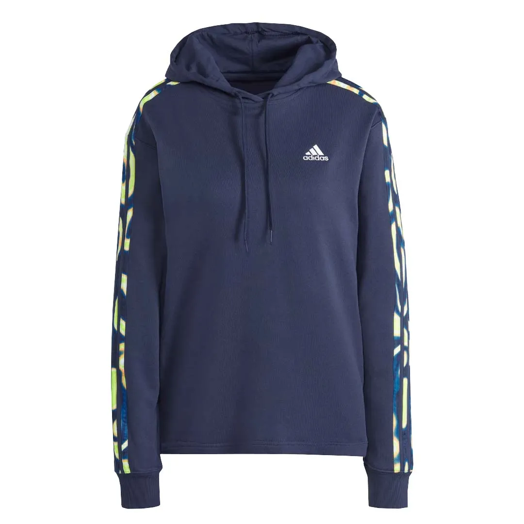 Logo Free Style adidas - Women's Vibrant Print 3-Stripes Hoodie (IL5875)