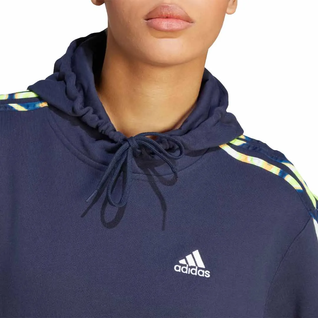 Flexible Hem Adjustment Light Reflectivity Trim adidas - Women's Vibrant Print 3-Stripes Hoodie (IL5875)