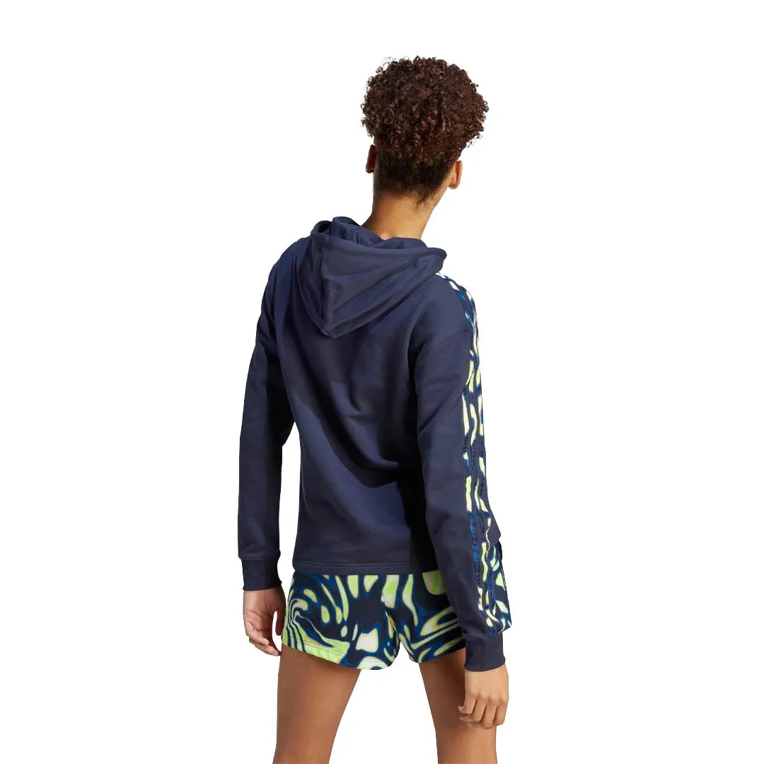 QuickRelease Buckles adidas - Women's Vibrant Print 3-Stripes Hoodie (IL5875)