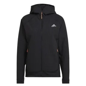 Eco Friendly Dyed Fabric Nylon Shell Construction adidas - Women's X-City Running Soft Shell Jacket (HC6322)