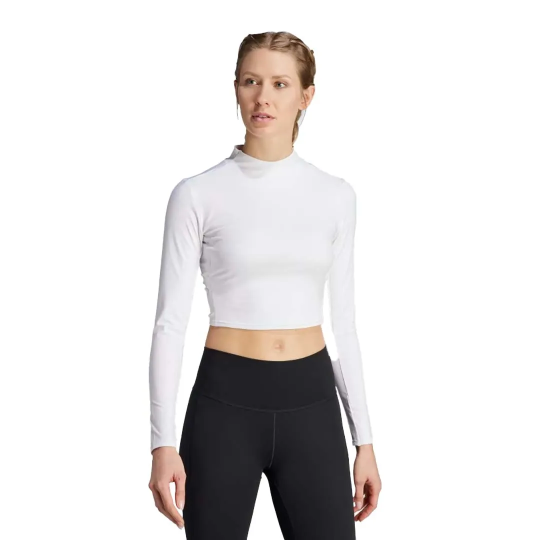 Odor control adidas - Women's Yoga Studio Long Sleeve T-Shirt (HY9239)
