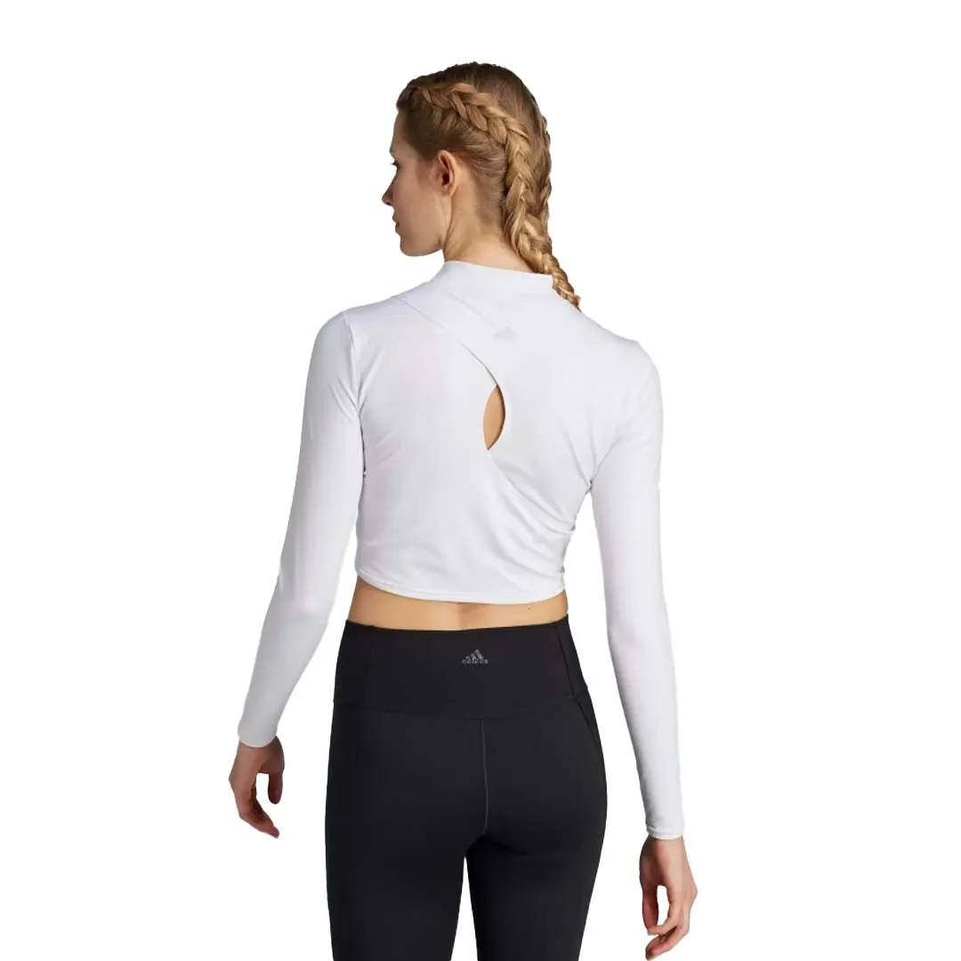 Versatile Styling adidas - Women's Yoga Studio Long Sleeve T-Shirt (HY9239)