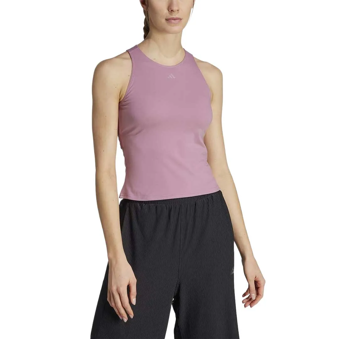 adidas - Women's Yoga Studio Tank Top (IL3941) Modern Minimal NoiseReduciting Fabric