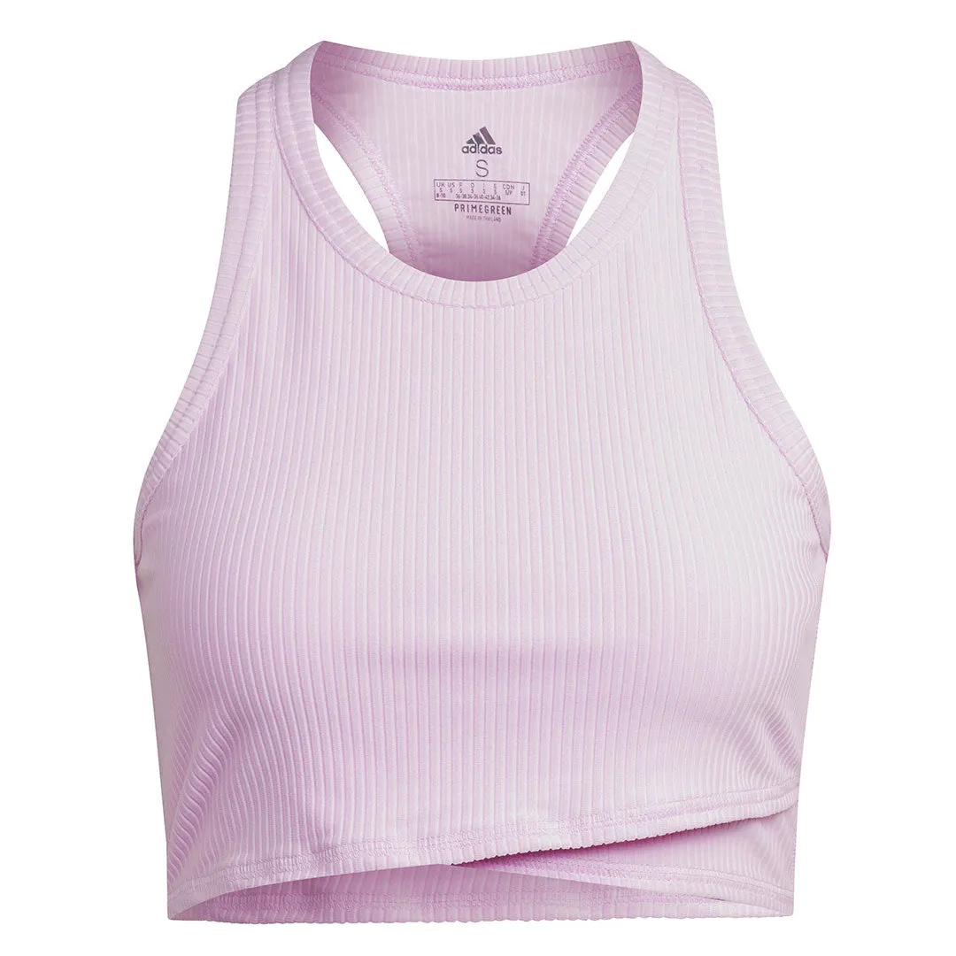 Warm Layers adidas - Women's Yoga Studio Wrapped Rib Tank Top (HP1967)