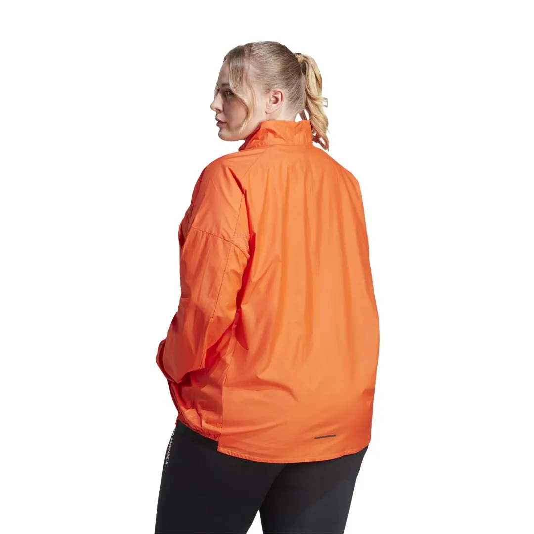 adidas - Women's Terrex Multi Windbreaker (Plus Size) (HZ1368) Tactical Wear Light Diffusing Fabric