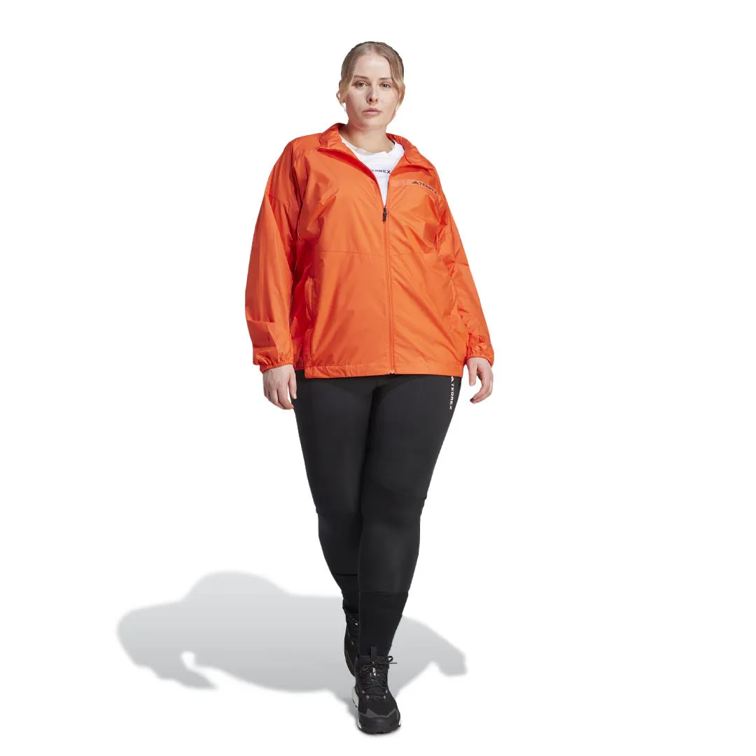 adidas - Women's Terrex Multi Windbreaker (Plus Size) (HZ1368) Snag Free Zipper Technology