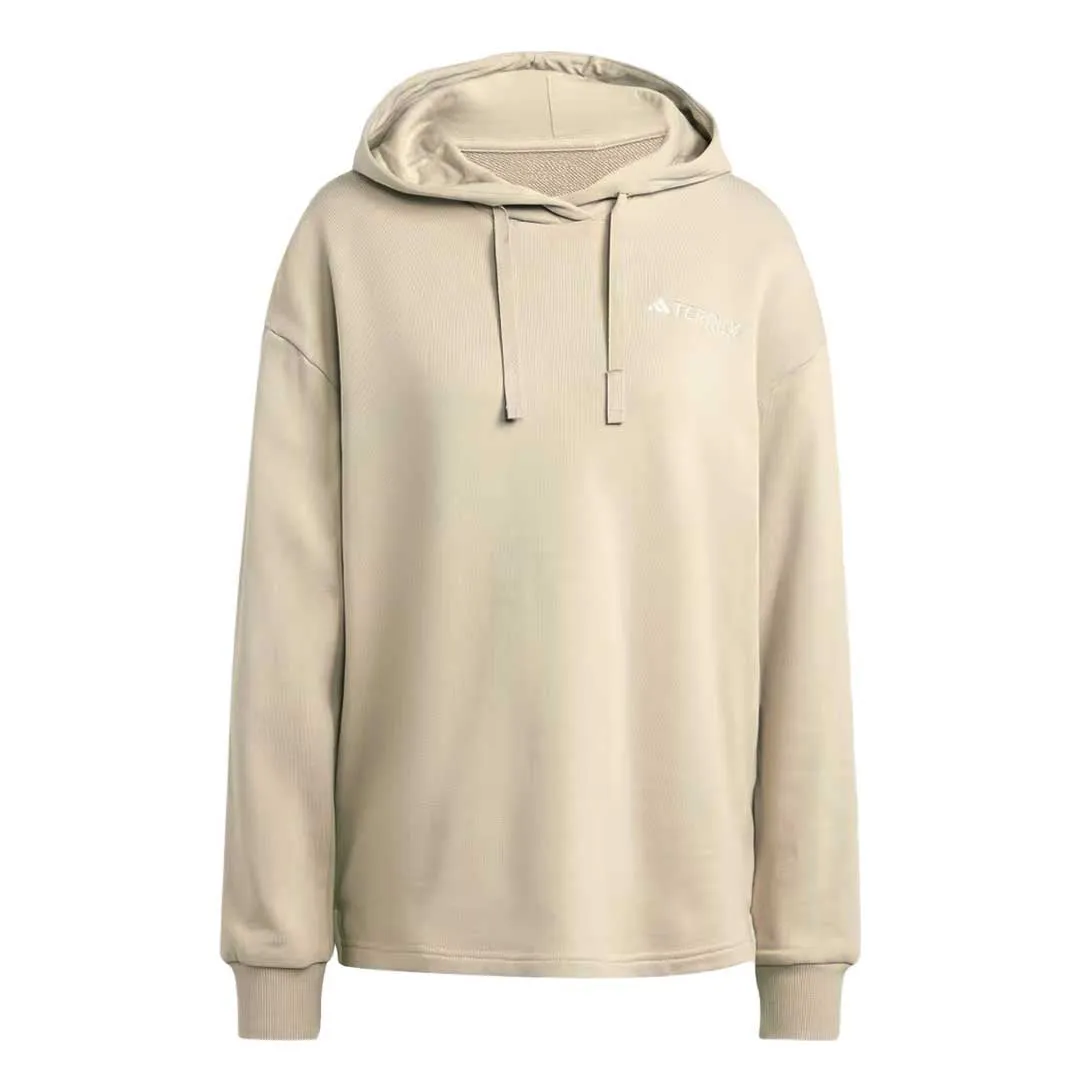 adidas - Women's Terrex Logo Hoodie (IN4713) DurableOuterShell