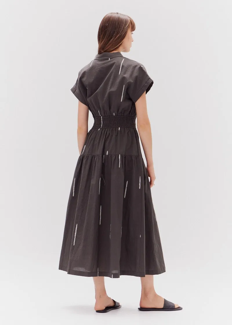 ALEXA COTTON PRINT SHIRT DRESS Polished look dress Professional Look