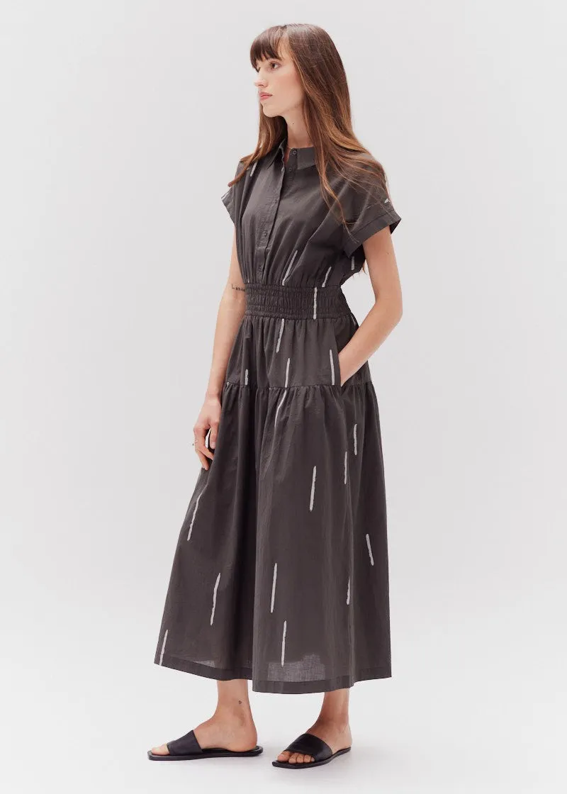 ALEXA COTTON PRINT SHIRT DRESS Bright-colored piece