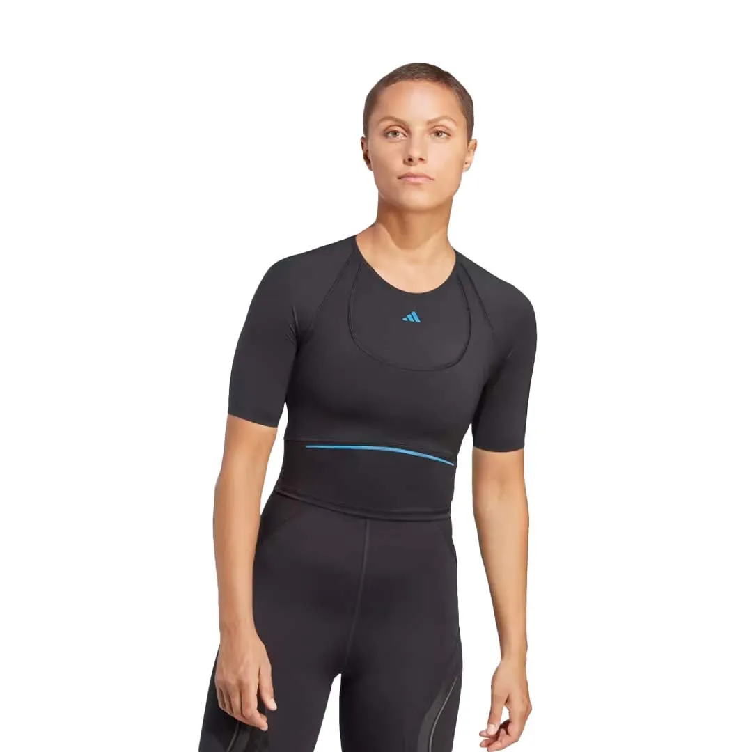 Detachable Components Anti Slip Interior adidas - Women's HIIT Heat.Rdy Training Crop T-Shirt (HN5556)