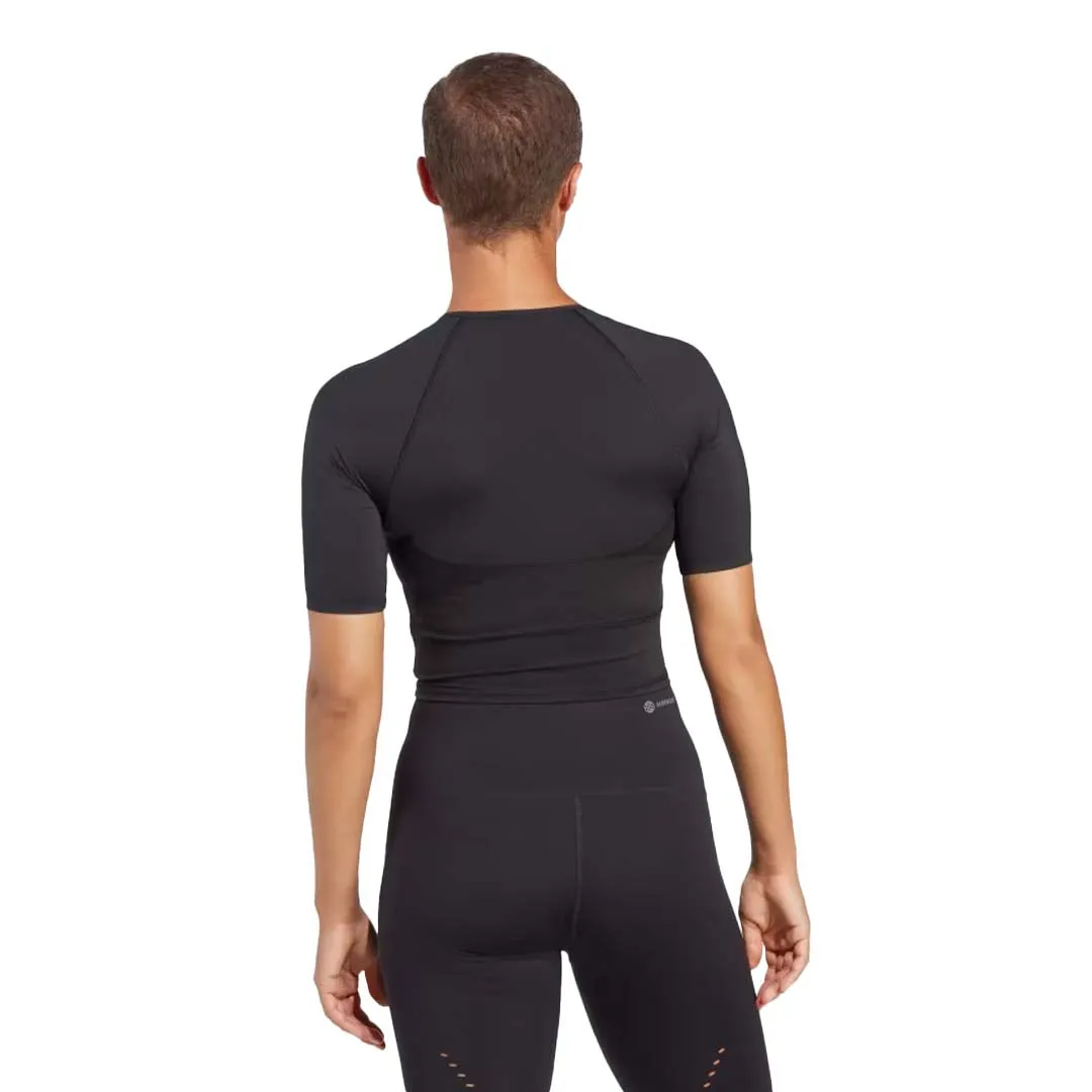 Adaptive Layering System adidas - Women's HIIT Heat.Rdy Training Crop T-Shirt (HN5556)