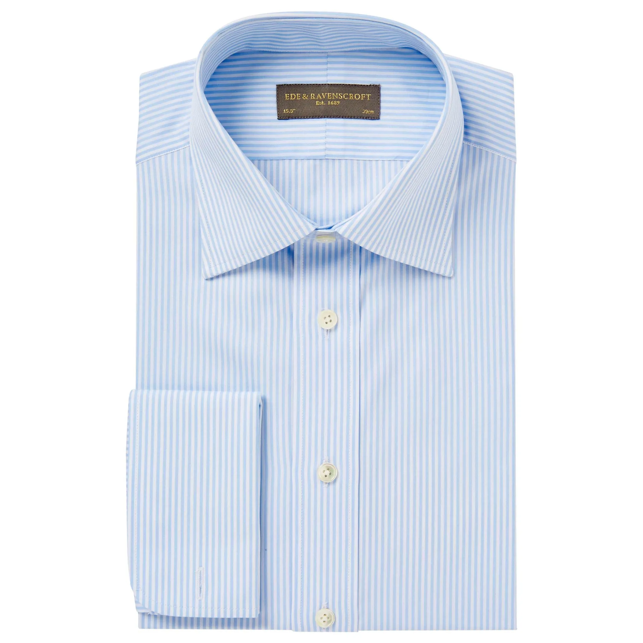 Ainsley Light Blue Bengal Stripe Shirt Classic Color