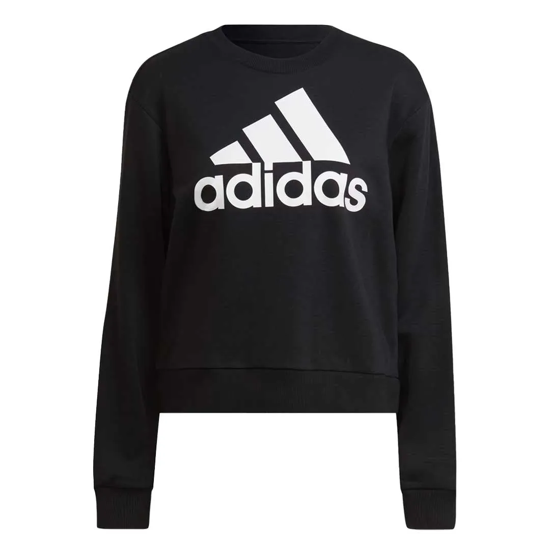 Secure Closure System Glow In Dark Accents adidas - Women's Essentials Logo Loose Sweatshirt (HD1757)