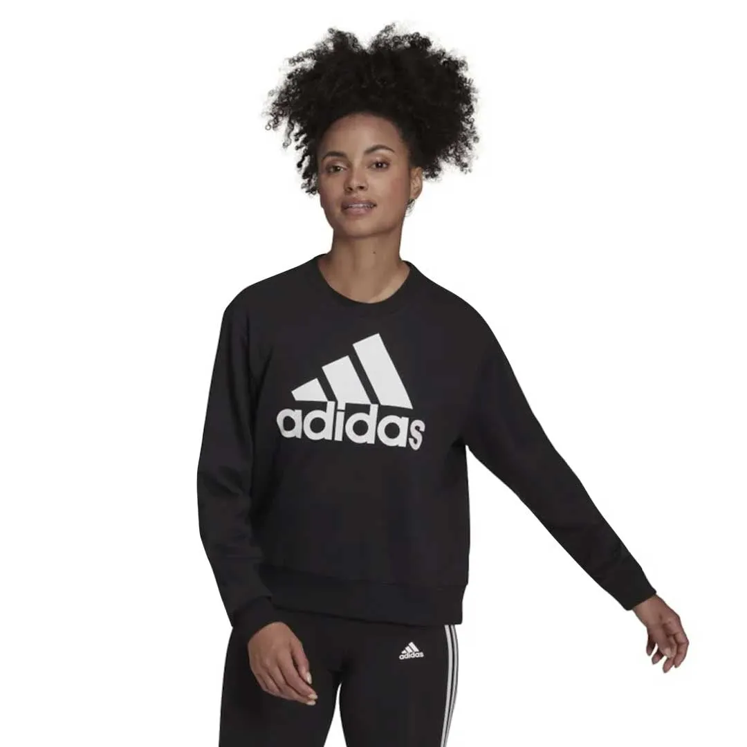 Warmth Retention Technology Versatile Layering adidas - Women's Essentials Logo Loose Sweatshirt (HD1757)