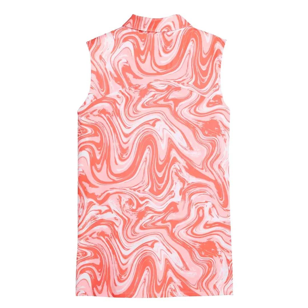 Puma - Women's MATTR Sandstone Sleeveless Golf Polo (621634 02) Comfort Fit Design