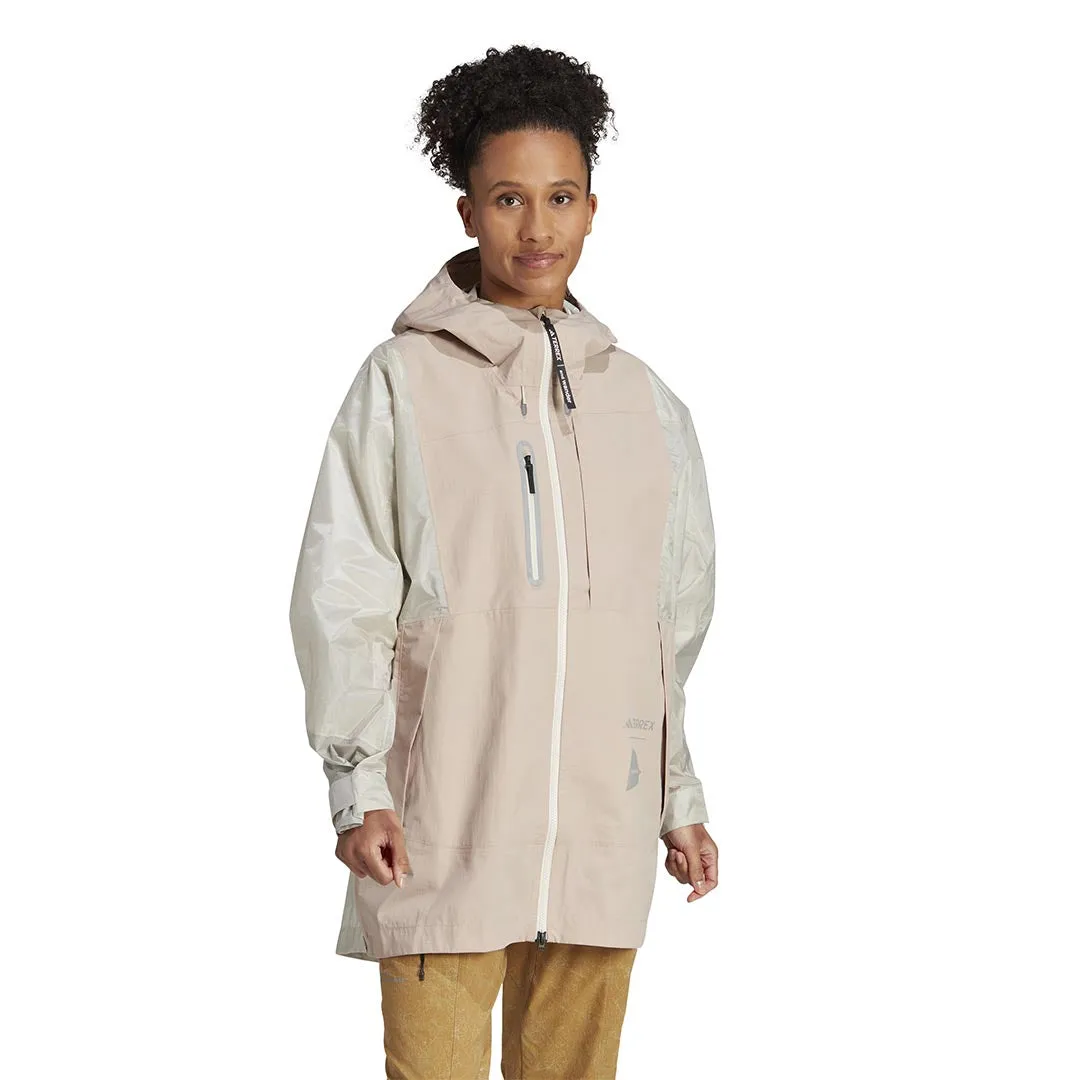 adidas - Women's Terrex x And Wander Xploric RAIN.RDY Jacket (HR7144) Crisp Clean Fit Casual Feel